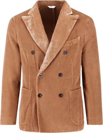 Boglioli Velvet Double-breasted Jacket