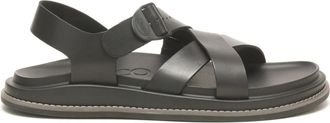Chaco Womens Townes Open Toe Flatform Fisherman Sandals in Black - Size UK 8