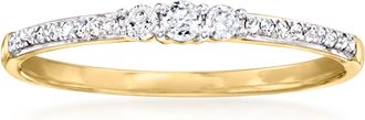 RS Pure by Ross-Simons Diamond Ring in 14kt Yellow Gold