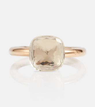 POMELLATO Nudo 18kt gold ring with topaz