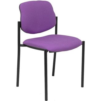 Piqueras y Crespo Silla Fija Styl Bali Lila Chasis Negro