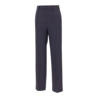 Maison Margiela Straight Trousers - female - MM6 Maison Margiela - Straight Trousers - Blue - 2XS - Trousers
