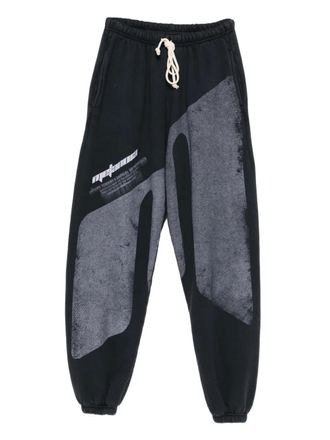 RRR123 Trainingsbroek met print - Zwart