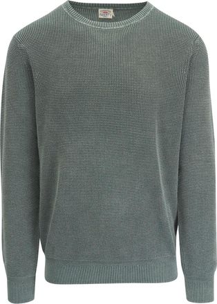 Faherty Trui met ronde hals - Groen