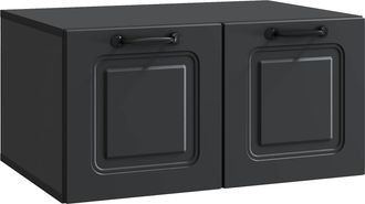 vidaXL Mueble Para Tv De Pared Negro 59,5 X 41 X 30 Cm Vidaxl