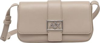 A|X Armani Exchange Crossbody Tas - Dames - Schoudertassen - Beige - ONE Size - Tassen