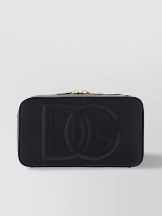 Dolce & Gabbana calfskin shoulder bag gold-plated hardware