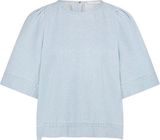 By-Bar Amsterdam Dames, Tops, Blauw, Maat: XL Denim