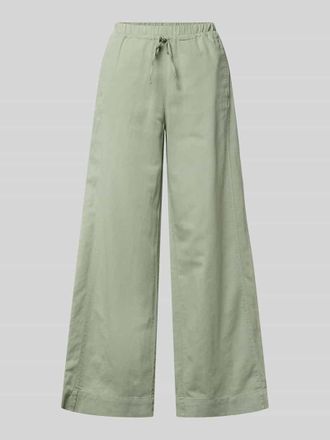 Marc O'Polo Loose Fit Leinenhose aus Baumwoll-Leinen-Mix in Hellgruen, Gr&ouml;&szlig;e 34