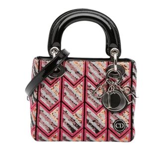 Dior Pre-owned Lady Dior Handbag - Dames - Pre-owned - Veelkleurig - Maat: ONE Size Leer