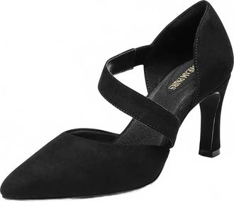 Dream Pairs Womens High Heels Pumps Dress Shoes In Black
