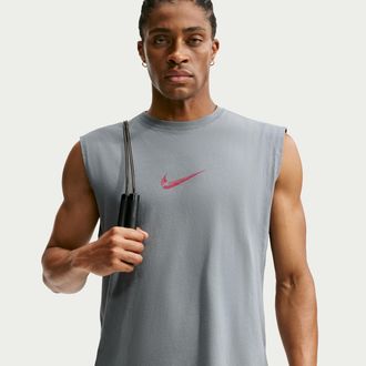 Nike Mens Sleeveless T-Shirt in Grey | IM6144-084