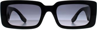 Marc Jacobs Rectangle Womens Black Grey Gradient 804/S - One Size