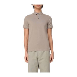 Emporio Armani Duifgrijs T-shirts en Polos - Heren - Polos - Grijs - S - Tops