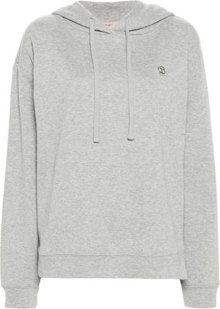 Twinset Hoodies, female, Gray, Size: M Stylish Sweater Set