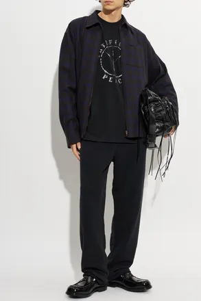VETEMENTS T-shirt With Print, Mens, Black