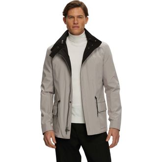Gorski Lightweight Reversible Jacket in Black/light Beige at Nordstrom, Size Xx-Large