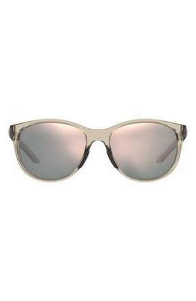 Under Armour 57mm Mirrored Round Sunglasses in Beige at Nordstrom Rack