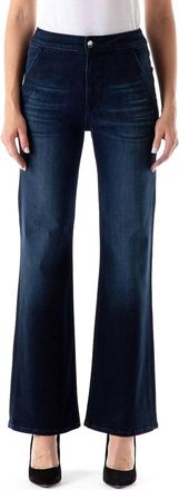 Fidelity Womens Katie Flared Leg Jean In Crescent