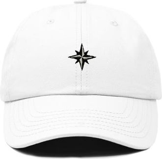Dalix Starpoint Dad Cap in White at Nordstrom