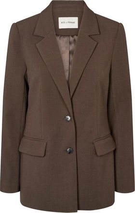 Rue de Femme Elly Blazer - - Jackets - Donna - Marrone - XS