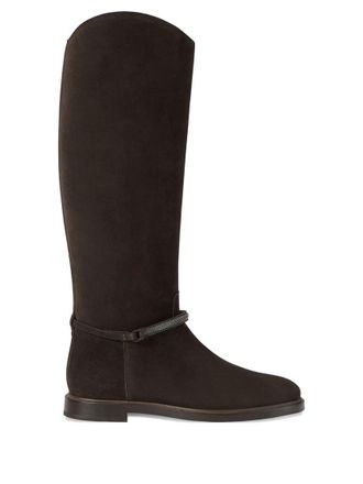 Brunello Cucinelli Brown High Classic Boots