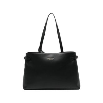 Emporio Armani Nora M Leather Tote Bag