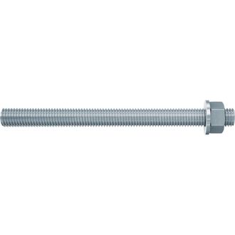Fischer 10x Varilla De Anclaje Fis A M 16 X 175 Mm Galvanizado Acero De Calidad 8.8 - 519401