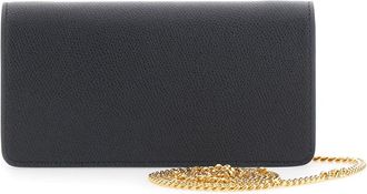 Valentino Garavani Womens Mini Leather Bag Black Calf