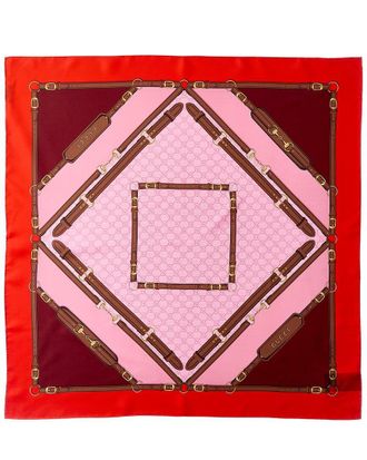 Gucci Printed Silk Twill Carre