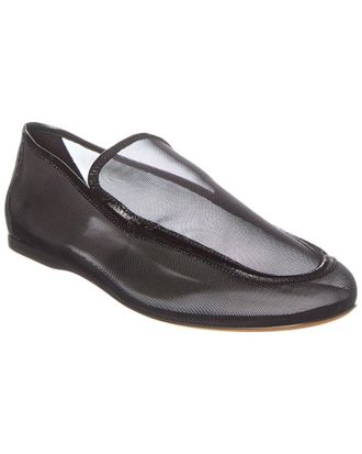 Khaite Mesh & Leather Loafer