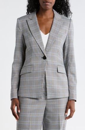 Elie Tahari The Kensington Plaid Blazer at Nordstrom Rack, Size 12
