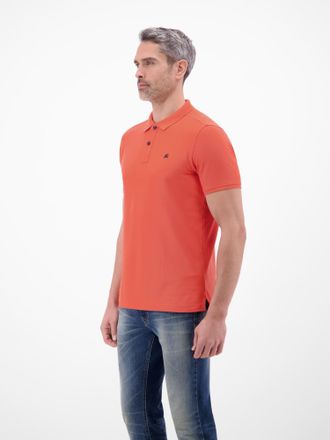 Lerros Poloshirt LERROS COOL & DRY, Herren, Gr. XXL, vivid rot, Single Jersey, Obermaterial: 60% Baumwolle, 40% Polyester, unifarben, normal h&uuml;ftbedeckend, R