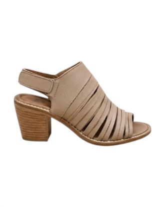 Sbicca Womens Hanna Heeled Sandal In Beige