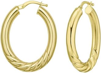 Italian Gold, Inc 14K Twist Hoops Earrings