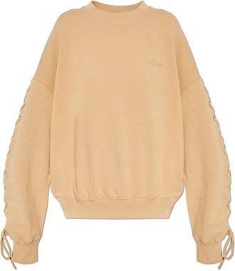 Rotate Sweatshirts - Dames - Sweatshirts - Beige - M - Hoodies & sweatvesten