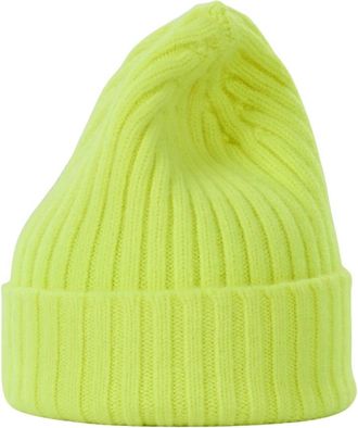 Le Bonnet Le Grand Bonnet - unisex - Hoeden - Geel - ONE Size - Wol - Accessoires