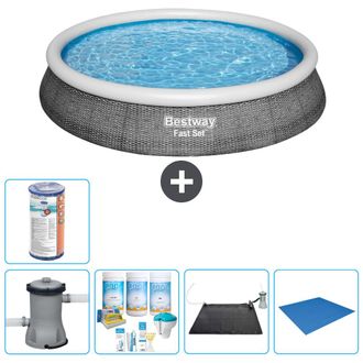 Bestway Piscina Bestway Fast Set Redonda - 396x84 Cm - 8-piezas S21446