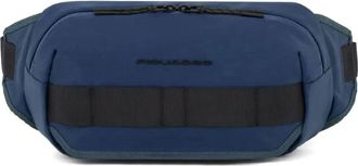 Piquadro Marsupio con applicazione - Blu