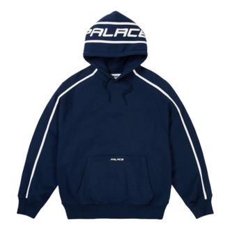 Palace Runner Hoodie Navy P30CS223