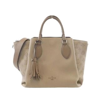 Louis Vuitton Pre-owned Mahina Calf Bag - Dames - Pre-owned - Beige - Maat: ONE Size Leer