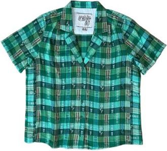 Ace & Jig Tasi Notched Collar Button-up Shirt in Garden at Nordstrom, Size Xx-Large