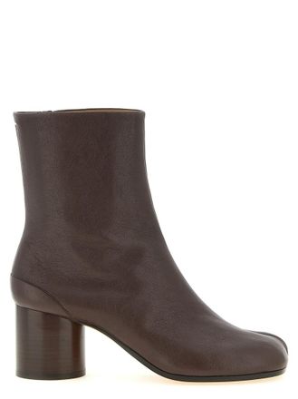 Maison Margiela Brown Leather Ankle Boots