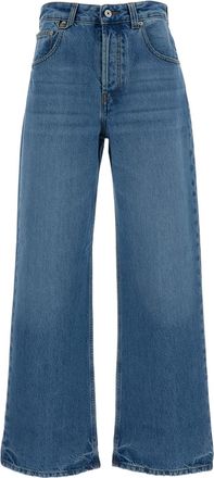 Jacquemus Straight-Leg Denim Jeans with Five-Pocket Styling