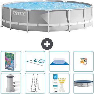 Intex Piscina Prism Frame Redonda - 427x107 Cm - 9-piezas S647
