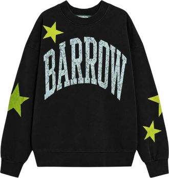 Barrow Barrow - F6Bwuasw050 Sweatshirt - Heren - Sweatshirts & Hoodies - Zwart - Maat: S Katoen