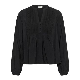 Kaffe KAmalle Blouse - Dames - Blouses & Shirts - Zwart - Maat: L Viscose