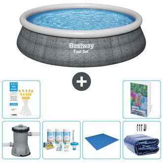 Bestway Piscina Bestway Fast Set Redonda - 457x84 Cm - 7-piezas S289