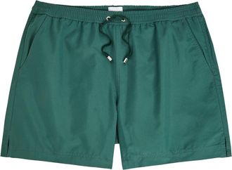 Sunspel Shell Swim Shorts - Dark Green - XL