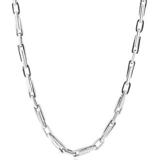 Pompeii3 Mens 14k Gold (59gram) or Platinum (110gram) 4.5mm Link Chain Necklace 22